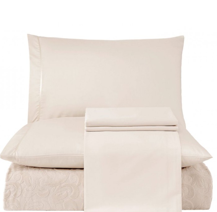 Комплект с покрывалом Tivolyo "Baroc", 220x240 см, бежевый