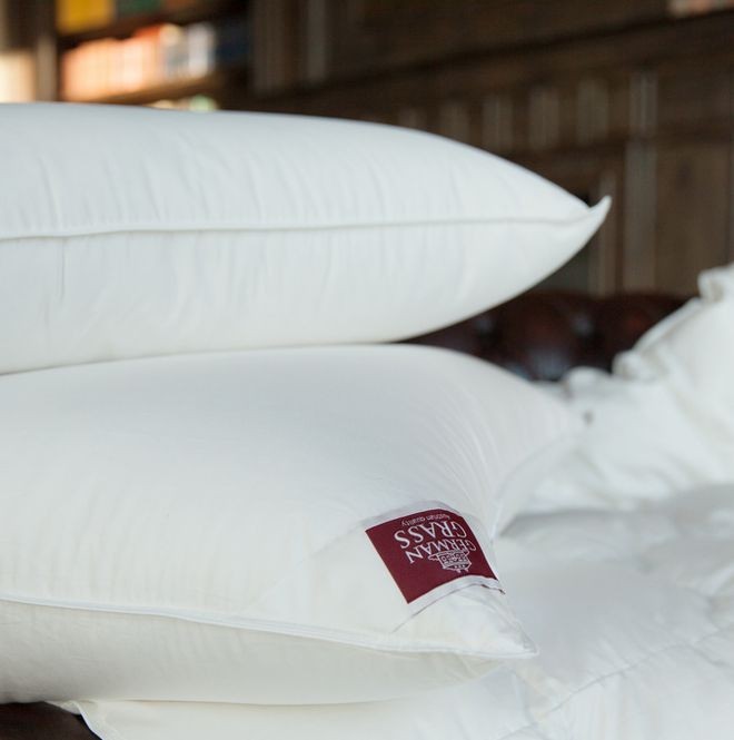 Подушка German Grass пуховая "Luxe Down", 50x70 см, средняя