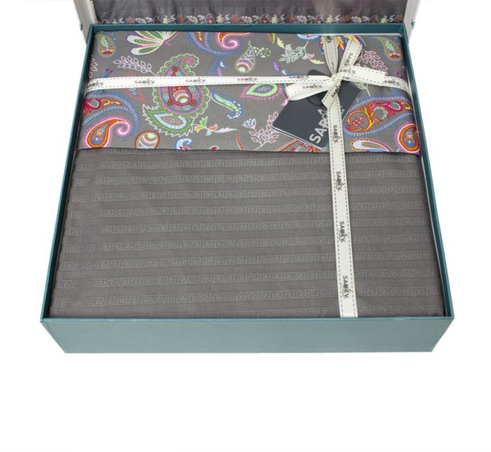 Постельное белье Sarev "Tirol", семейное, серый