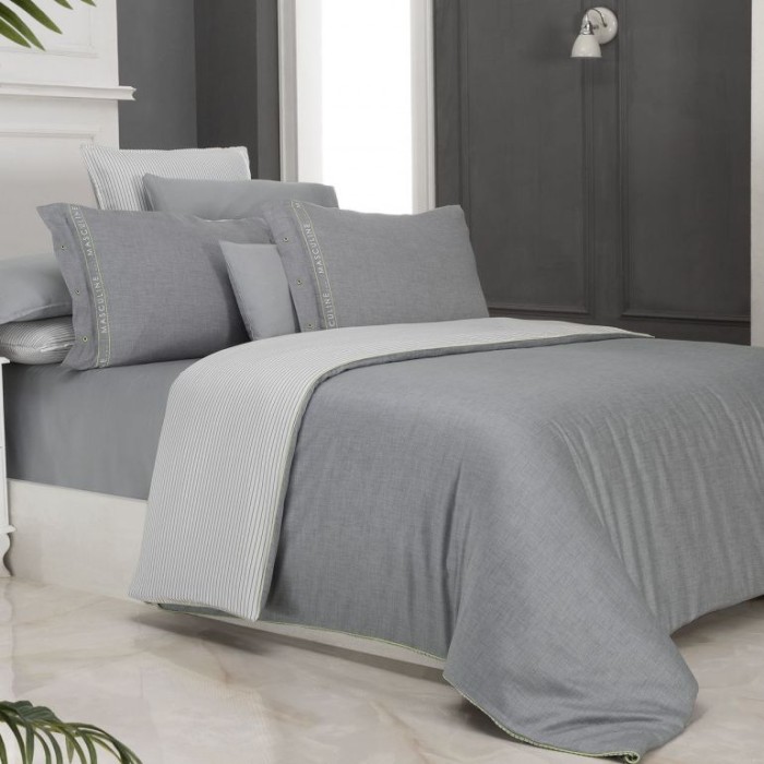 Постельное белье Sarev тенсель "Morgan", 2-х спальное (евро), серый