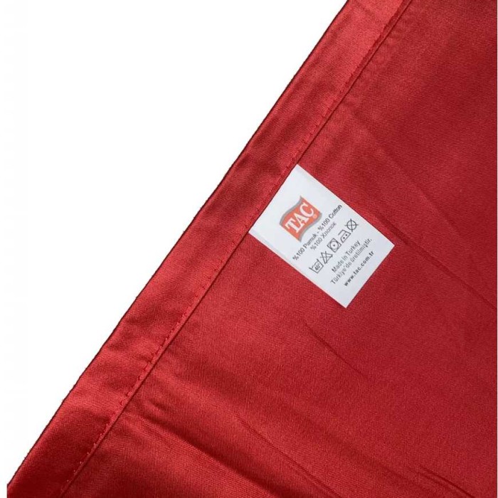 Постельное белье Tac двустороннее "Santa" v01, 2-х спальное (евро), красный