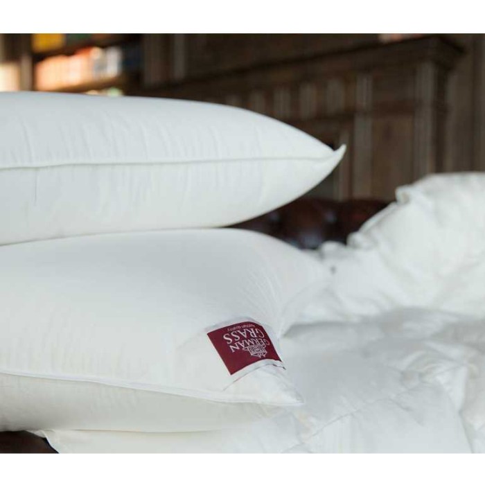 Подушка German Grass пуховая "Luxe Down", 70x70 см, средняя