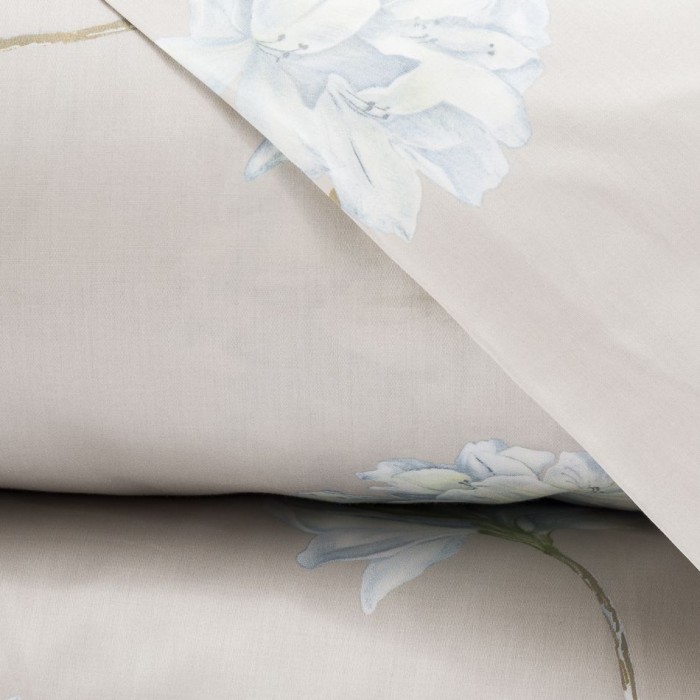 Постельное белье Mirabello "Azalea", 2-х спальное (евро), голубой, v02