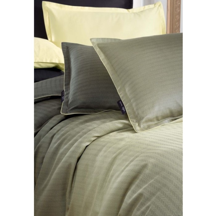 Постельное белье Sarev тенсель "Solido", 2-х спальное (евро), зеленый