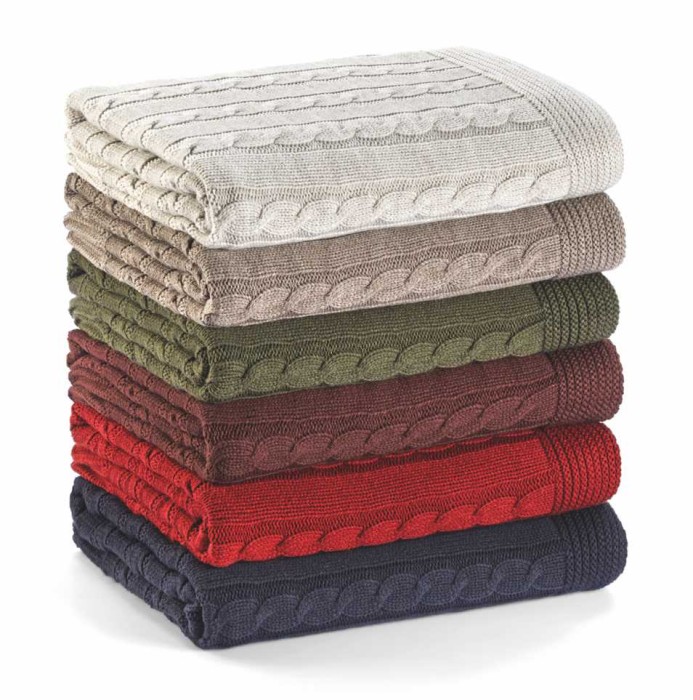 Плед Lappartement акрил "Boston", 130x170 см, шоколадный