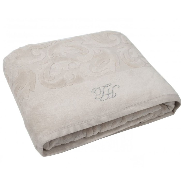 Набор полотенец Tivolyo "Baroc", 3 шт, бежевый