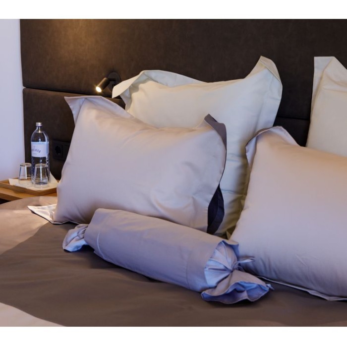 Постельное белье Von der Thannen "Twist Grey And Beige", семейное