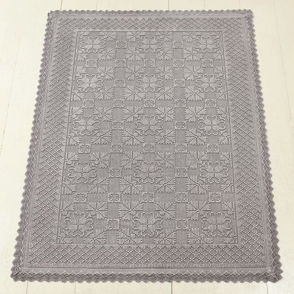 Коврик Luxberry "Vintage2", 70x100 см, серый