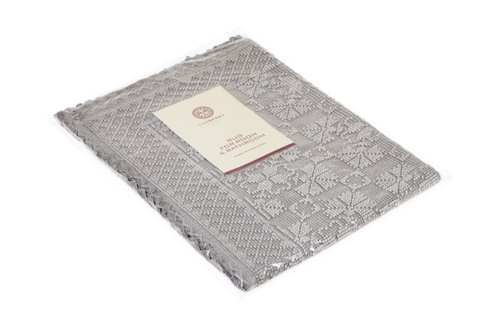 Коврик Luxberry "Vintage2", 70x100 см, серый