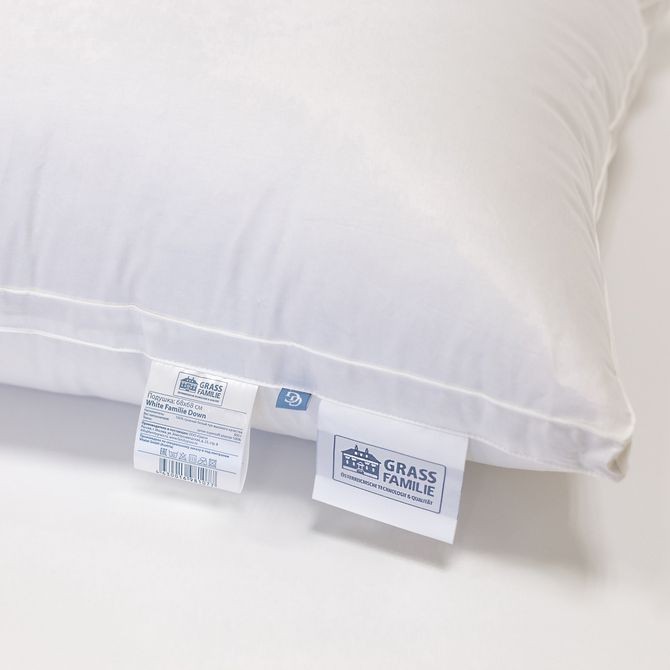 Подушка German Grass с бортиком "3D White", 70x70 см, упругая