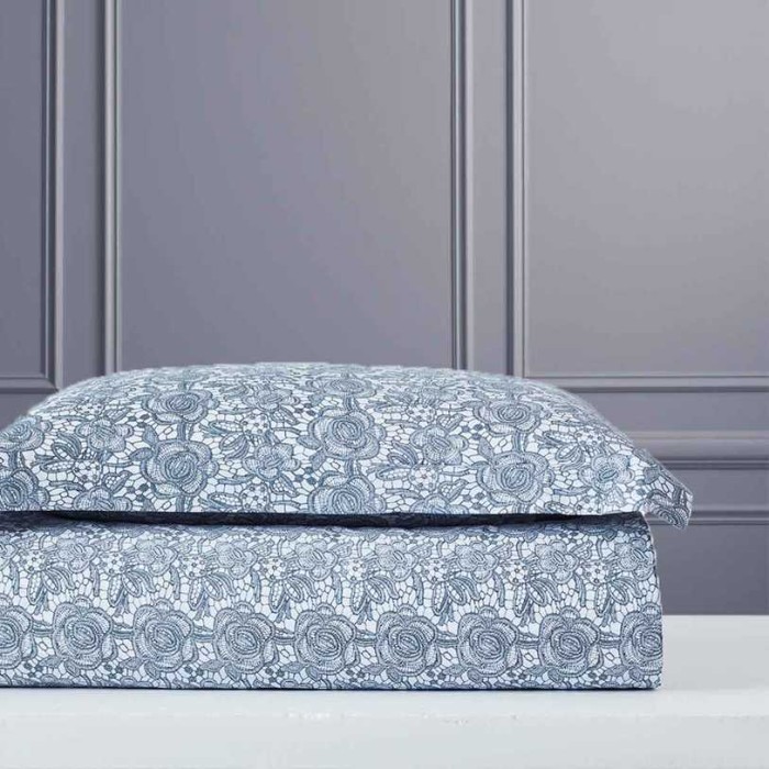 Постельное белье Arya Simple Living "Tiny", 2-х спальное (евро), серый