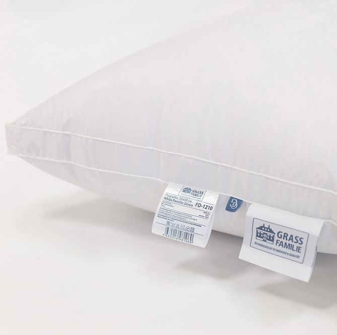 Подушка German Grass "White Familie Down", 50x90 см, средняя