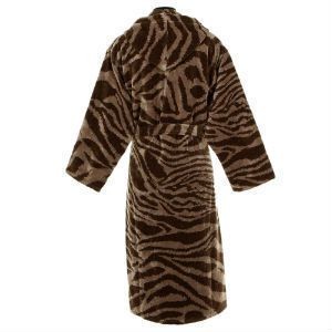 Халат Roberto Cavalli "Zebra 004" шалька, L-XL, коричневый