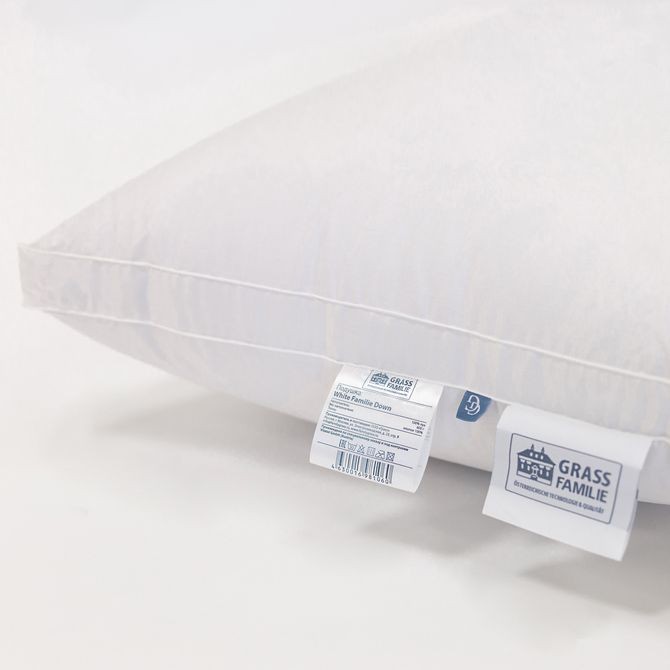 Подушка German Grass с бортиком "3D White", 50x90 см, упругая