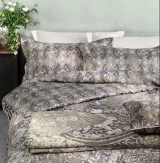 Постельное белье MIRABELLO "BOLSHOJ 35M", 2-х спальное (евро), коричнево-серый