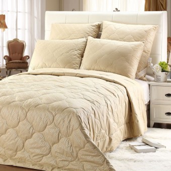 Одеяло Arya Luxury "Camel Wool", 155x215 см, бежевый