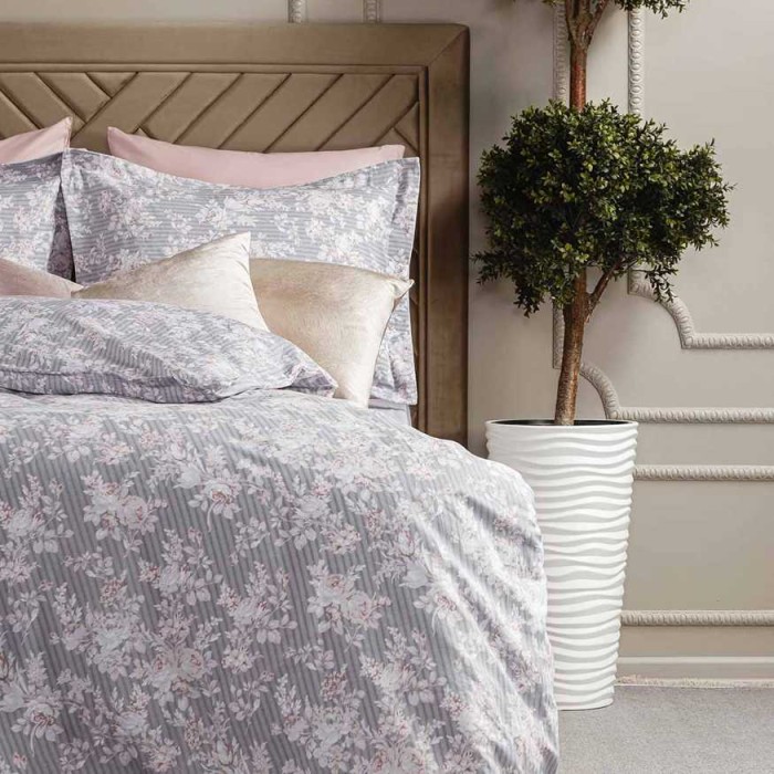 Постельное белье Arya Simple Living "Luna", семейное, лиловый