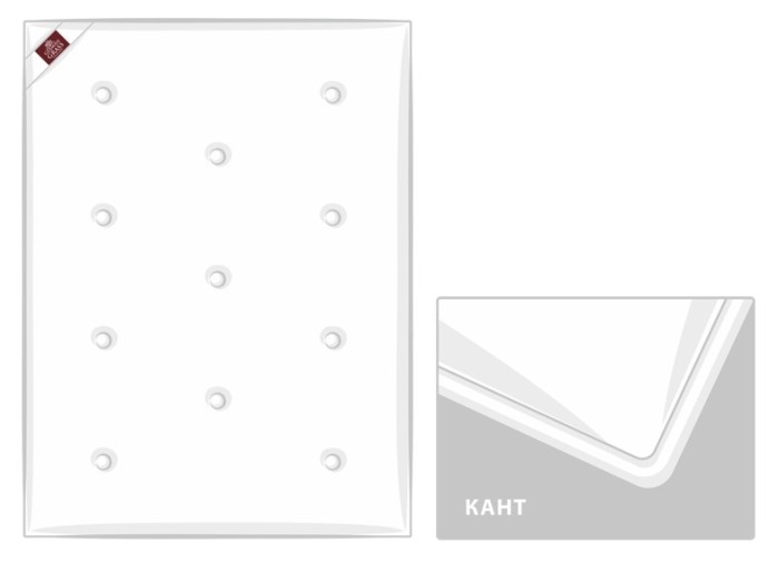 Одеяло German Grass шелк "Luxury Silk", 200x220 см, всесезонное