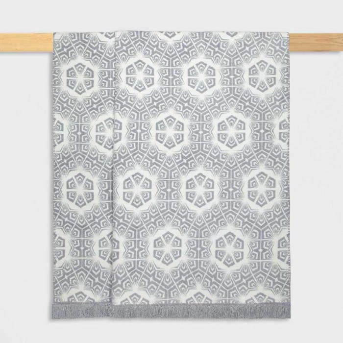 Плед Arya хлопок "Ruby", 200x220 см, серый