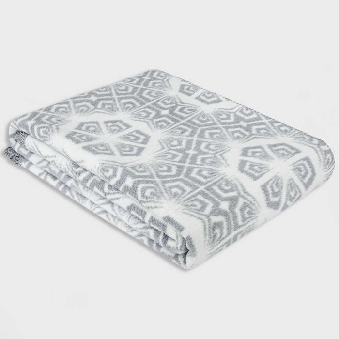 Плед Arya хлопок "Ruby", 200x220 см, серый