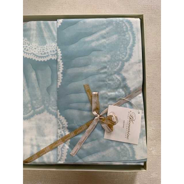 Постельное белье BLUMARINE "Elisabetta", семейное, светло-голубой