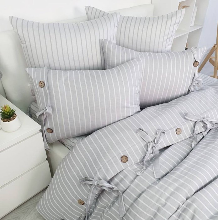 Постельное белье Grazie "D'Or", 2-х спальное (евро), серый