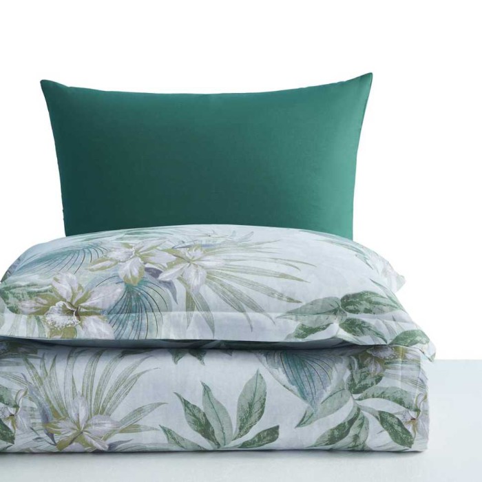 Постельное белье Arya Alamode 2 "Della", 2-х спальное (евро), зеленый