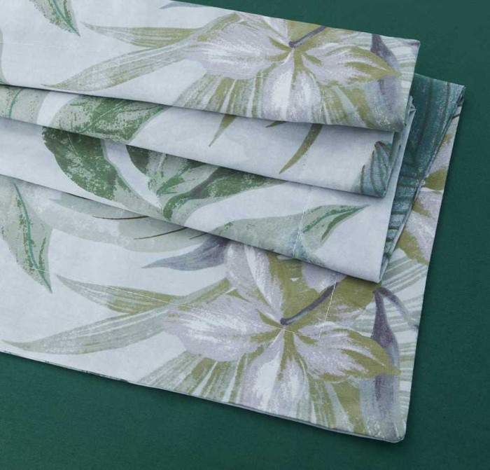 Постельное белье Arya Alamode 2 "Della", 2-х спальное (евро), зеленый