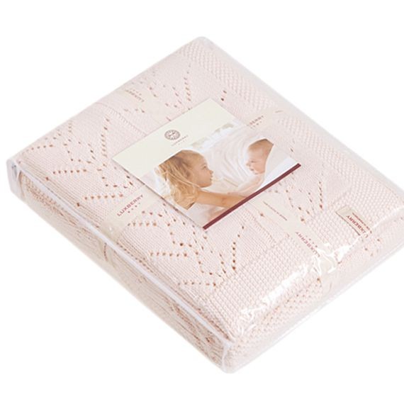 Плед Luxberry хлопок "Lux 5", 100x150 см, пудра