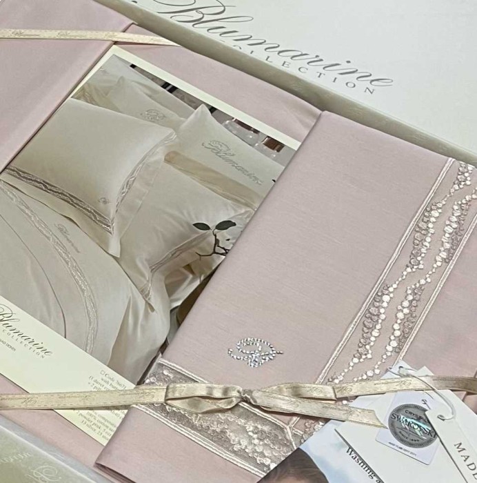 Постельное белье BLUMARINE "Jasmine", 2-х спальное (евро), розовый