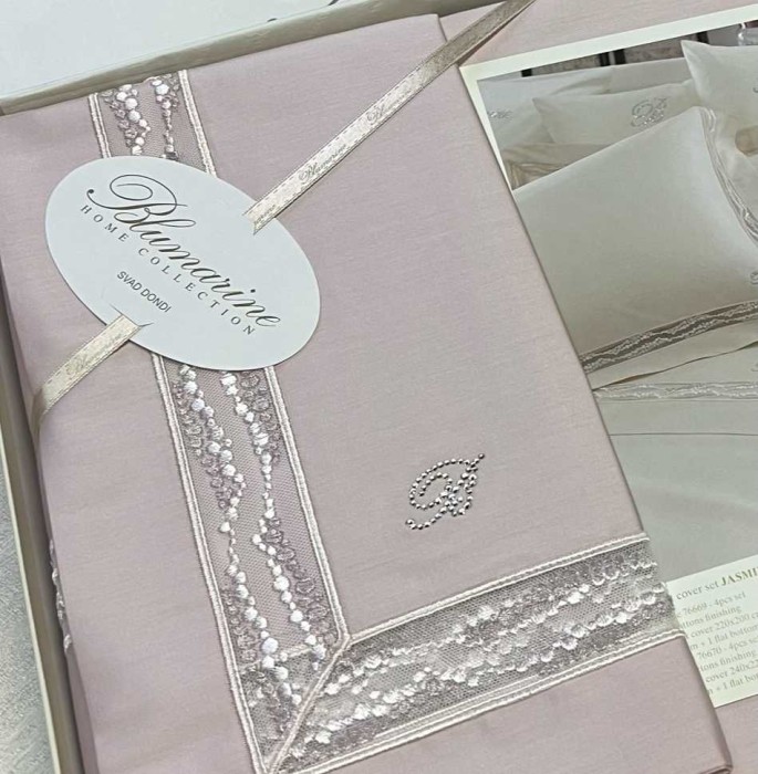 Постельное белье BLUMARINE "Jasmine", 2-х спальное (евро), розовый