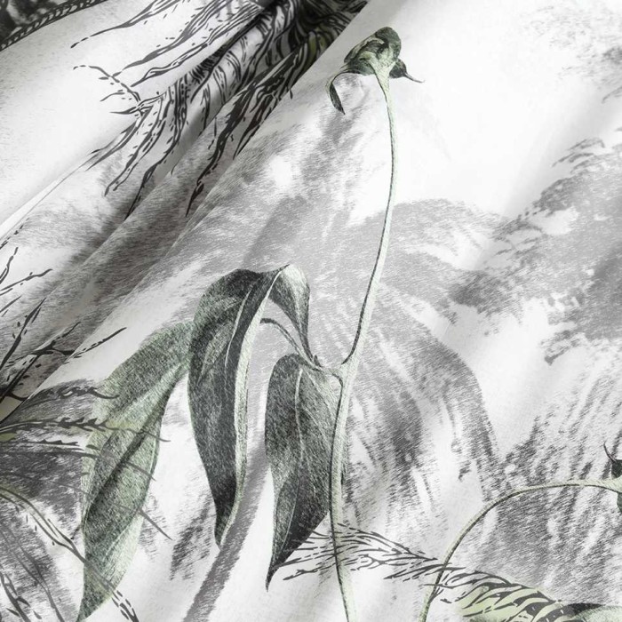 Постельное белье Valeron USC "Floresta", 2-х спальный (евро), серый