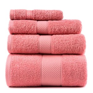 Полотенце Arya однотонное "MIRANDA SOFT", 70x140 см, коралловый