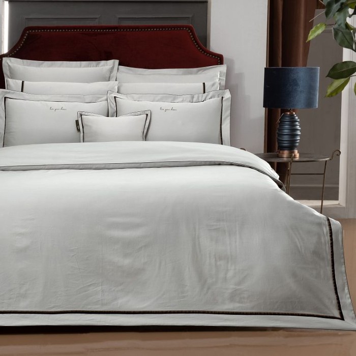 Постельное белье Sarev Elite "Odeo", 2-х спальное (евро), бежевый