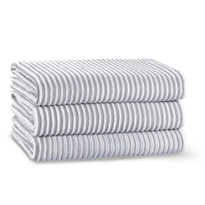 Полотенце Lappartement &quot;Terry Stripe&quot;, 100x180 см, бело-серый