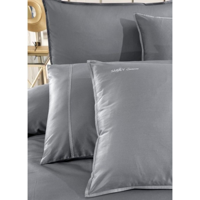 Постельное белье Sarev Deluxe "Sartoria", king-size, антарцит