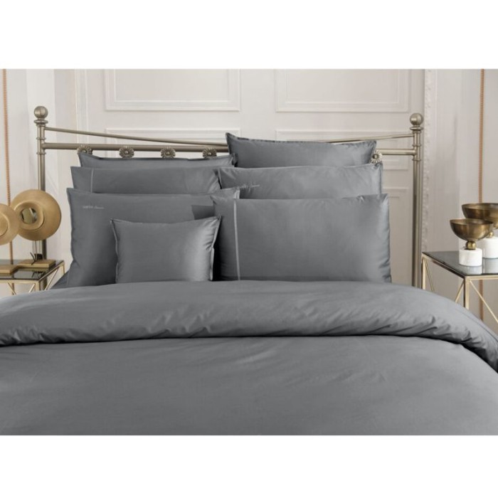 Постельное белье Sarev Deluxe "Sartoria", king-size, антарцит