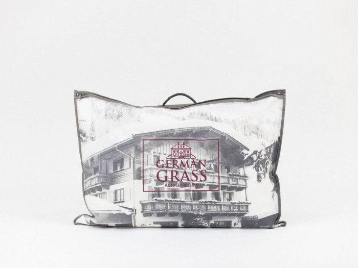 Подушка  German Grass пуховая "Kinder Platinum", 50x70 см, средняя