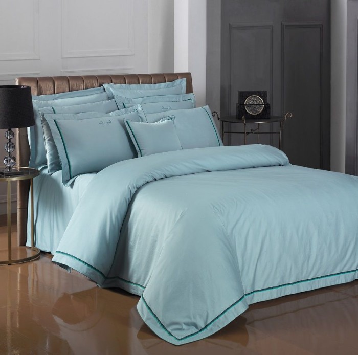 Постельное белье Sarev Elite "Odeo", 2-х спальное (евро), зеленый