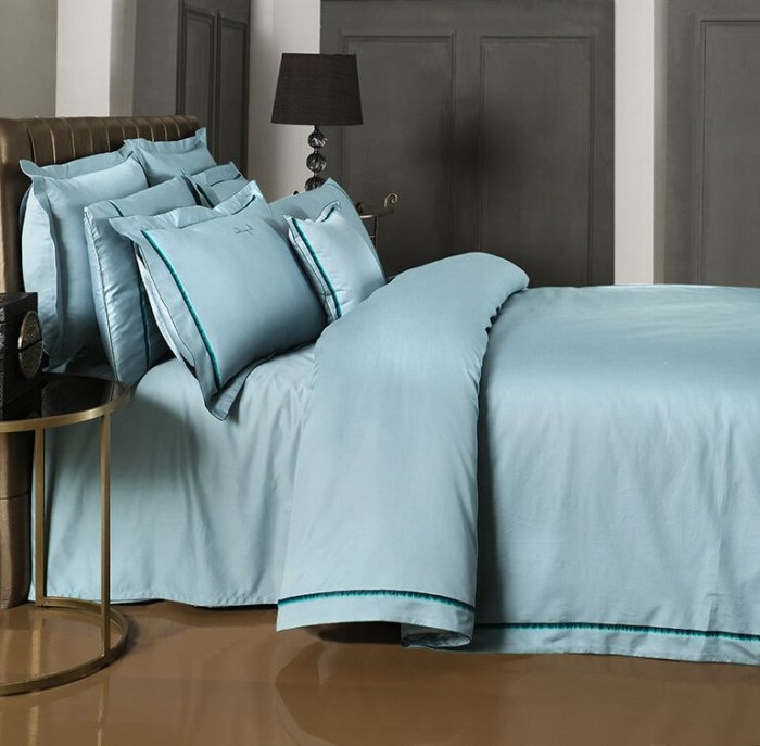 Постельное белье Sarev Elite "Odeo", 2-х спальное (евро), зеленый