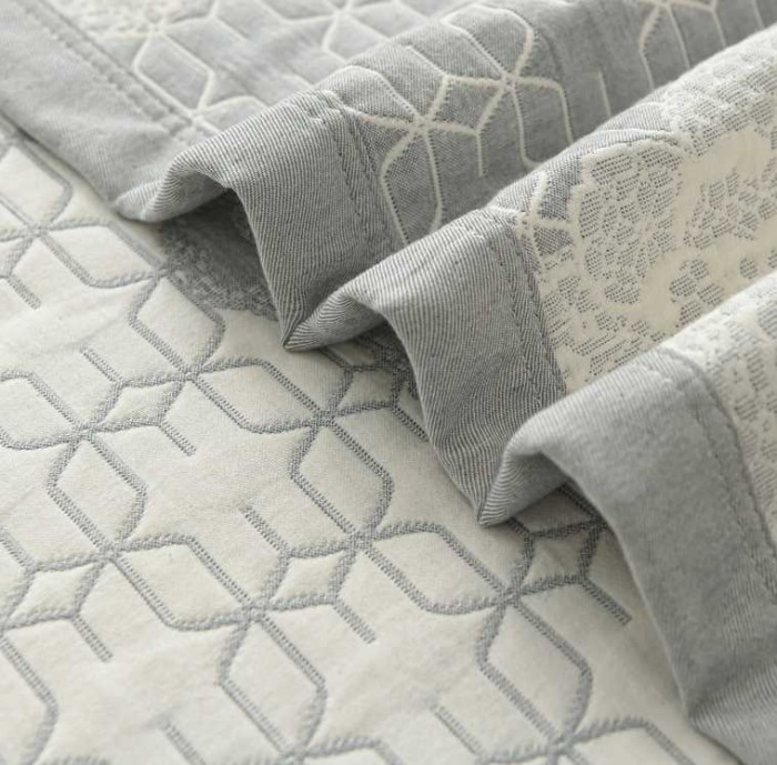 Покрывало Arya с наволочками "Apollo", 250x260 см, серый