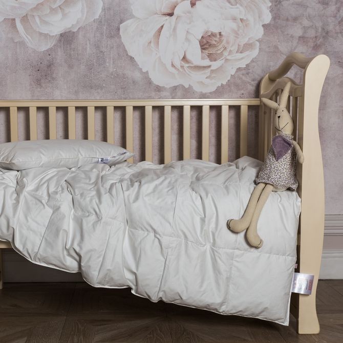 Одеяло Prinz and Prinzessin пуховое "Baby Platinum", 100x150 см, всесезонное