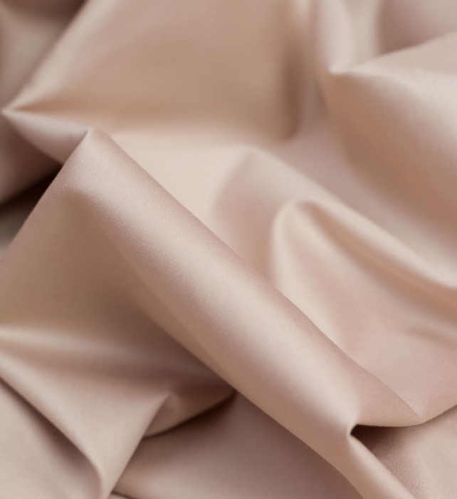 Простыня German Grass на резинке "Noble Traditions Glace", 160x200x40 см, бежево-жемчужный