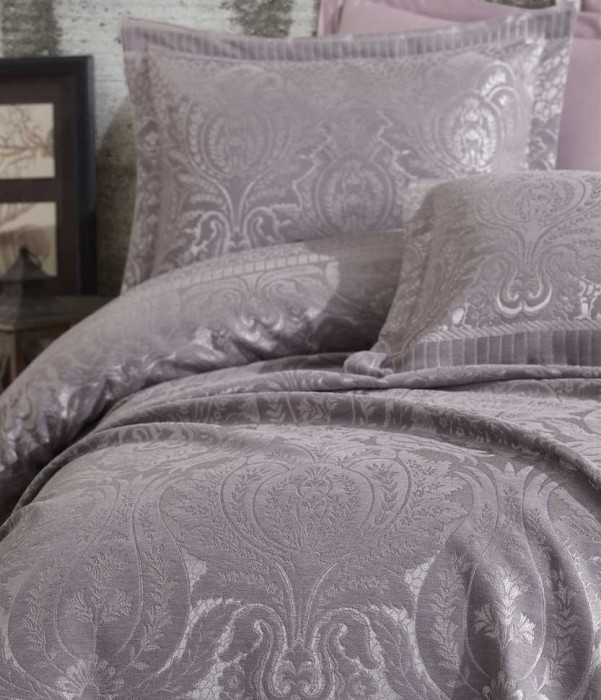 Покрывало Dantela шенилл "Hazel", 260x260 см, лаванда