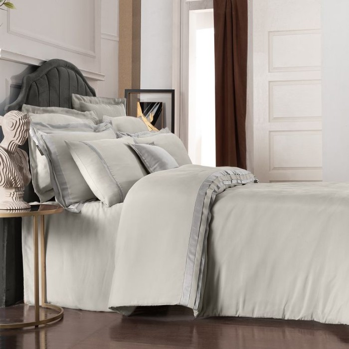 Постельное белье Sarev купра Elite "Kimera", 2-х спальное (евро), бежевый