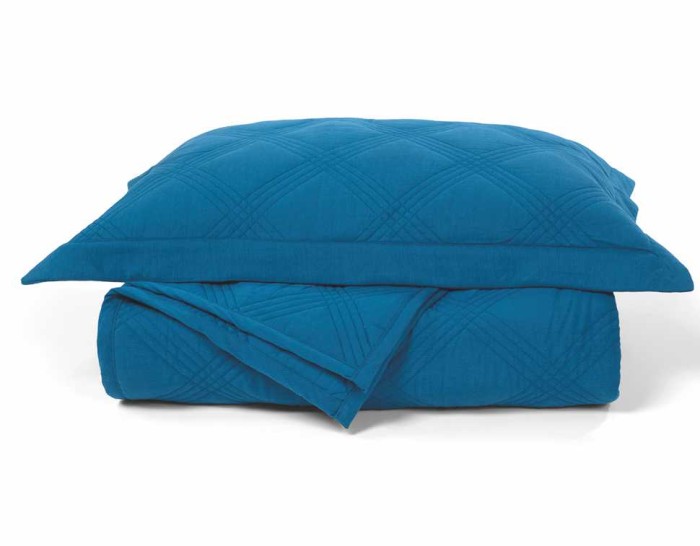 Наволочка Lappartement декор "Ellwood", 50x70 см, бирюзовый