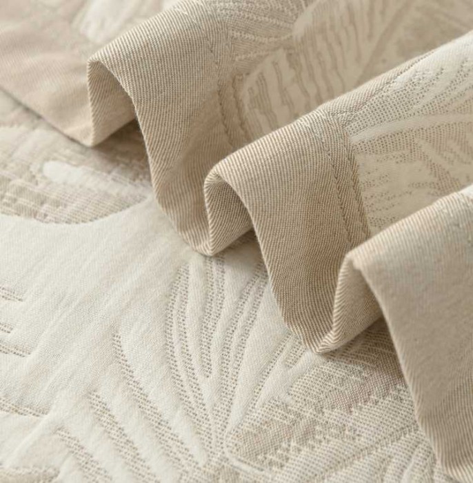 Покрывало Arya с наволочками "Tropic", 250x260 см, бежевый