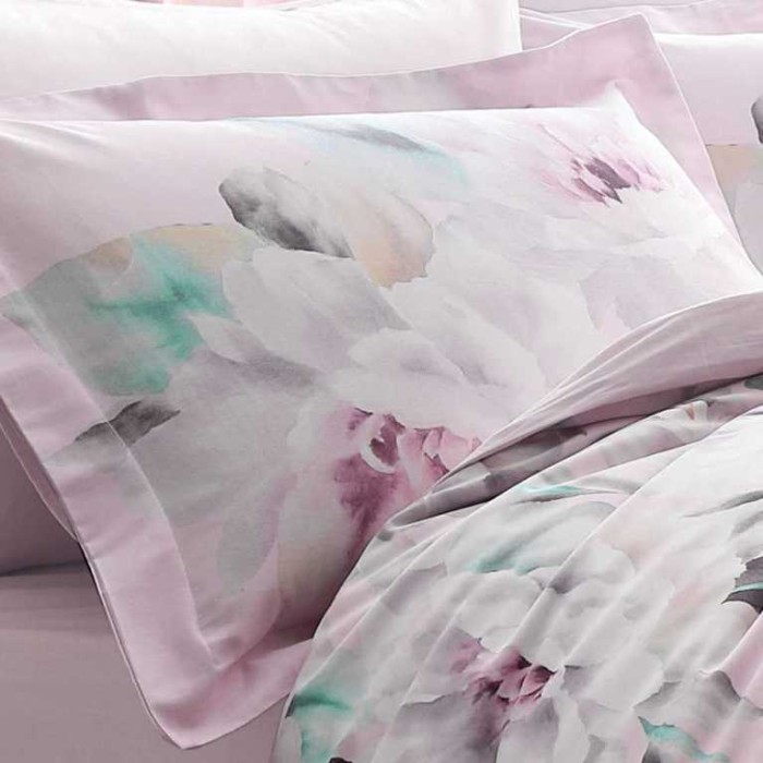 Постельное белье Tivolyo Deluxe "Fulmine", 2-х спальное (евро), розовый