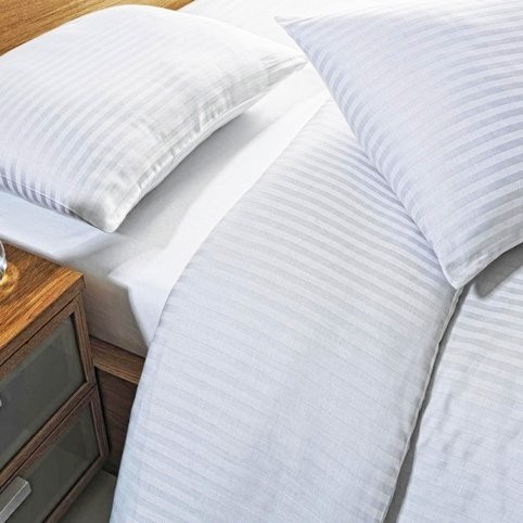 Постельное белье Arya "Otel" сатин, 2-х спальное (евро), белое