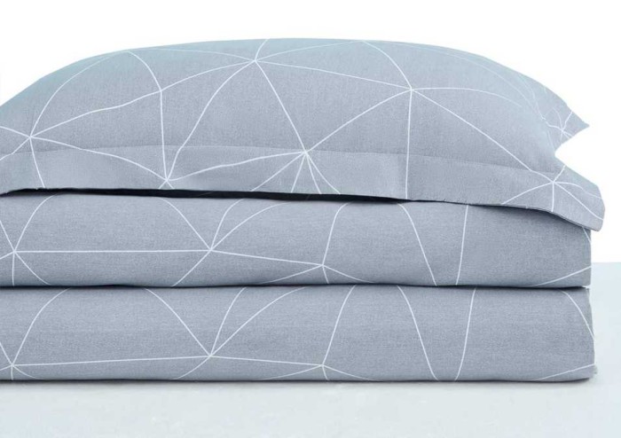 Постельное белье Arya Simple Living "Rana", семейное, серый